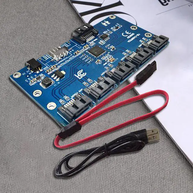 Main image of 1 to 5 Hard Disk Adapter Card Motherboard Port Multiplier Support 3.0 Expansion Card