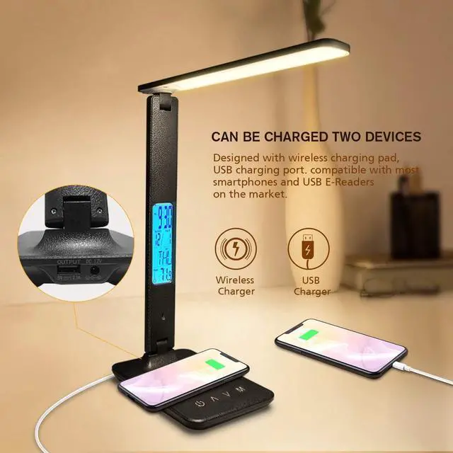 Alt view image 2 of 7 - Table Lamp LED Bedside Lamp Modern Bed Lamp For Living Room Bedroom Desk Lamp Art Deco Nordic Night Light E27 EU Plug