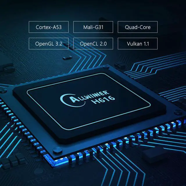 Alt view image 2 of 5 - 10.0 X96 Mini Smart TV Box  10 X96Q MAX 4GB 64GB 5G Dual wifi 1000M 6K BT5.0 Google Youtube PK H96 Media Player