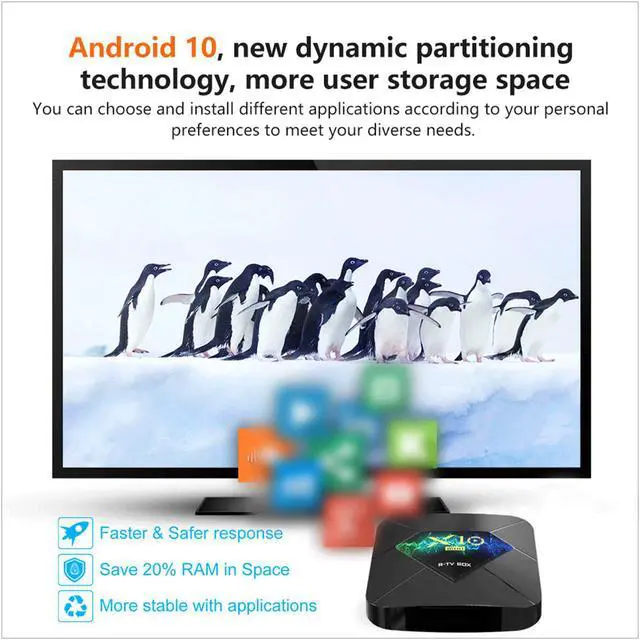 Alt view image 5 of 5 - Android 10.0 Smart TV Box Allwinner H313 Quad Core 1GB 8GB / 2GB 16GB Dual Media Player 2.4G WIFI BT4.1 Set Top Box