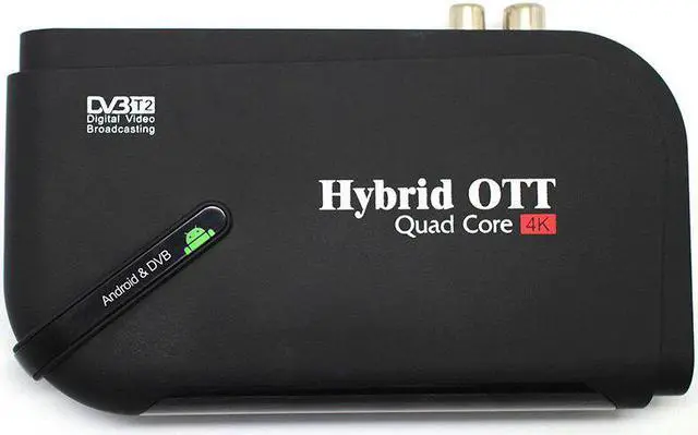 Alt view image 2 of 5 - DVB T2 & Android Two-IN-One TV Box Android 7.1 Amlogic S905D 1GB 8GB H.264 Smart Set Top Boxes Support WIFI Media Player