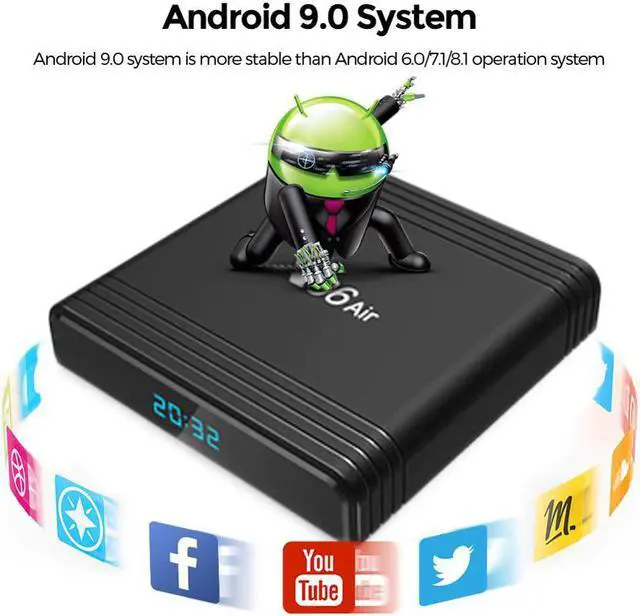 Main image of X96 Air Amlogic S905X3 Android 9.0 TV BOX 4GB 64GB 32GB wifi 1080P 4K 60fps Video Play 2GB 16GB X96Air Media Player