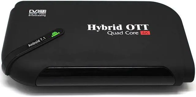 Alt view image 4 of 5 - DVB T2 & Android Two-IN-One TV Box Android 7.1 Amlogic S905D 1GB 8GB H.264 Smart Set Top Boxes Support WIFI Media Player