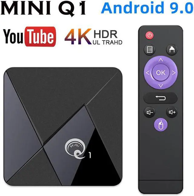 Main image of Android Box 9.0 Q1 MINI 2GB 16GB RK3328 Quad Core 4K WIFI 2.4G HDMI 2.0 Media Player Set Top Box android tv box 2020 1GB