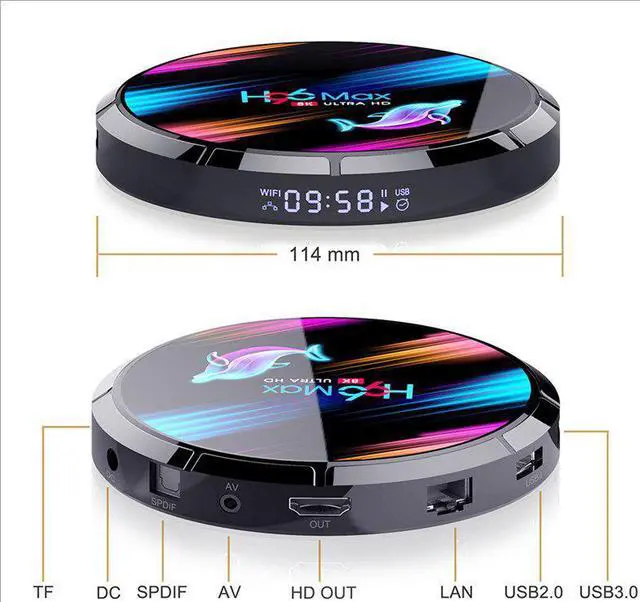 Alt view image 5 of 5 - MAX X3 Smart TV BOX Android 9.0 4GB 128GB/ 64GB/32GB 8K Amlogic S905X3 2.4G/5G WIFI Youtube MAX Set Top Box Media Player