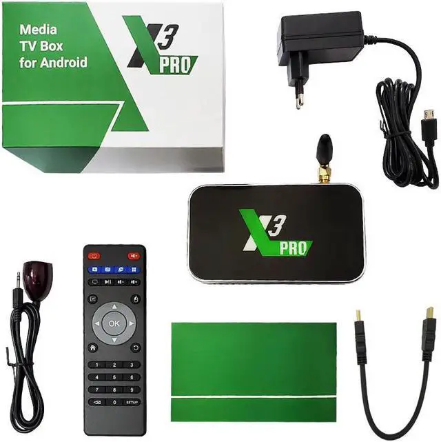 Alt view image 5 of 5 - X3 PLUS X3 PRO 4GB DDR4 RAM 64GB Smart Android 9.0 TV Box Amlogic S905X2 2.4G/5G WiFi 1000M LAN Bluetooth HDMedia Player