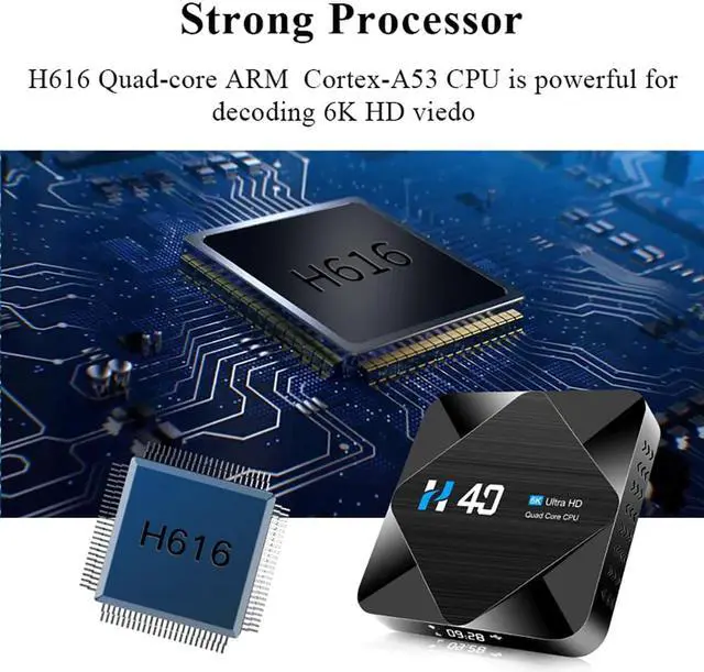 Alt view image 2 of 5 - tv box android 10 2.4G&5G Dual wifi 4GB 32GB 64GB smart tv box Google play store support youtube 6k HD set top box 2020
