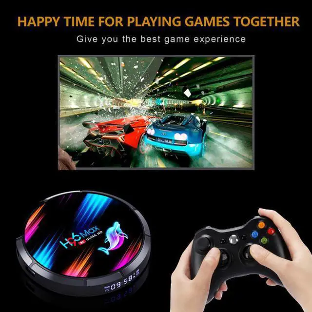 Alt view image 3 of 5 - X3 Android 9.0 TV Box Amlogic S905X3 8K 2.4G/5G Wifi BT4.0 Set Top Box Google Voice Media Player H96 MAX 4GB 128GB VS X96