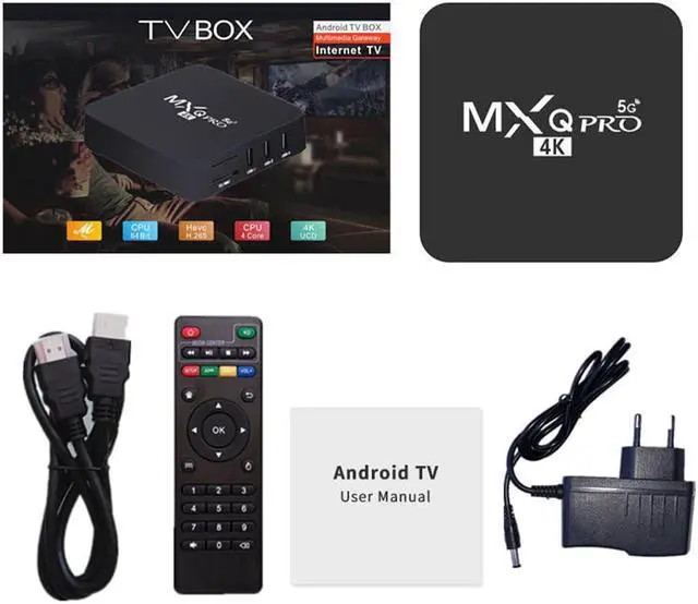 Alt view image 3 of 5 - 4K Set-top Box TV BOX Intelligent Network WIFI 5G Dual Frequency TV Receiver 1+8G Screen Cast Media Player Game Home Theater