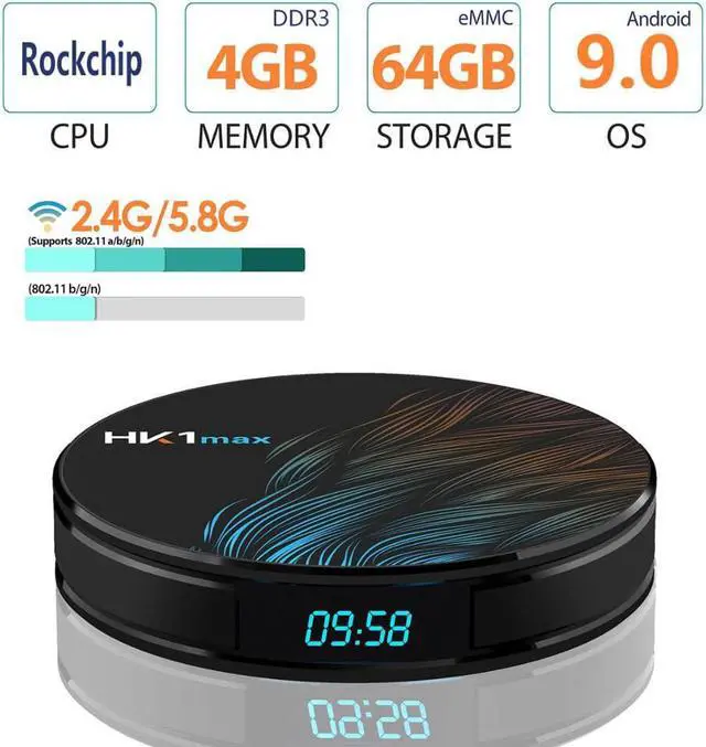 Alt view image 4 of 5 - Android 9.0 Smart TV Box 4GB RAM 64GB ROM 32GB RK3318 android tv smart tv android box VS X96  MINI h96 max t95 x96 mini