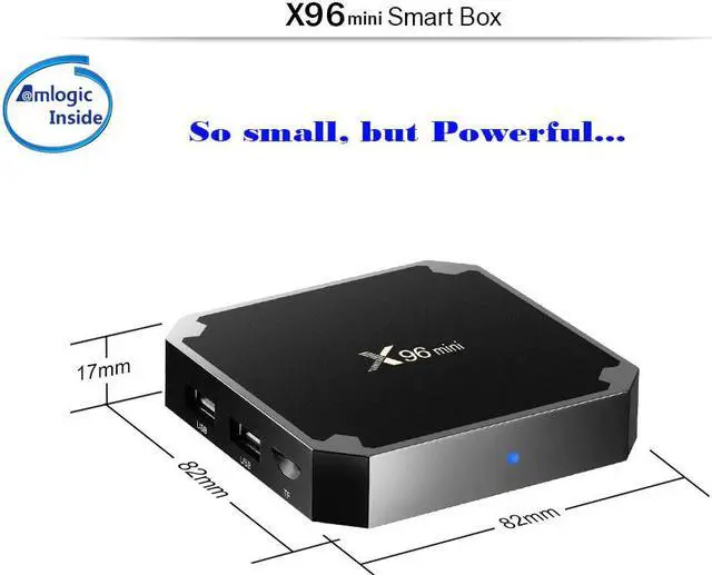 Alt view image 3 of 5 - X96 mini Android 7.1 Smart TV BOX X 96 2GB/16GB 1GB/8GB Amlogic S905W Quad Core support 4K 30tps 2.4GHz WiFi Set top box