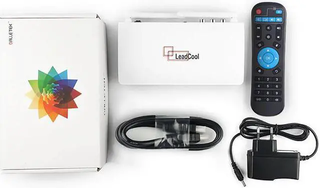 Alt view image 5 of 5 - HD QHDTV Smart TV Android Box French warehouse no tax Quad Core 2G 16G 1 year after sale QHDTV code Leadcool Set Top Box