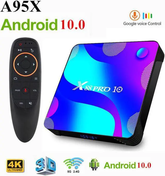 Main image of PRO Android 10 Smart TV Box 2020 TV BOX 4GB 128GB RK3318 Quad Core 8K HD 2.4G/5Ghz Wifi Youtube 3D Media Player Set Top Box
