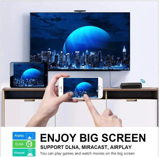Alt view image 3 of 5 - TV BOX android 10 Allwinner H313 Quad Core smart tv android tv 4K Smart tv box  Set Top Box Media Player PK x96 mini t95