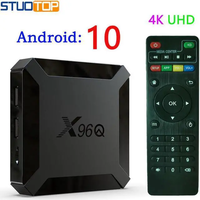 Main image of X96 Q mini Android 10.0 Smart tv box 4K Allwinner H313 1gb 8gb 16gb Quad-core media player