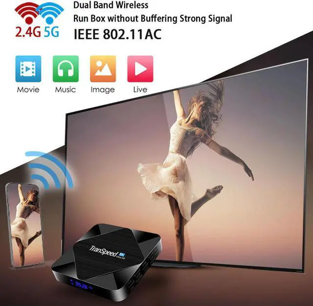 Alt view image 4 of 5 - H616 Android 10.0 TV Box bluetooth 2.4G&5.8G Wifi 6K 3D Youtube 1080P 4K Android TV Set Top Box 4GB 64GB 32G