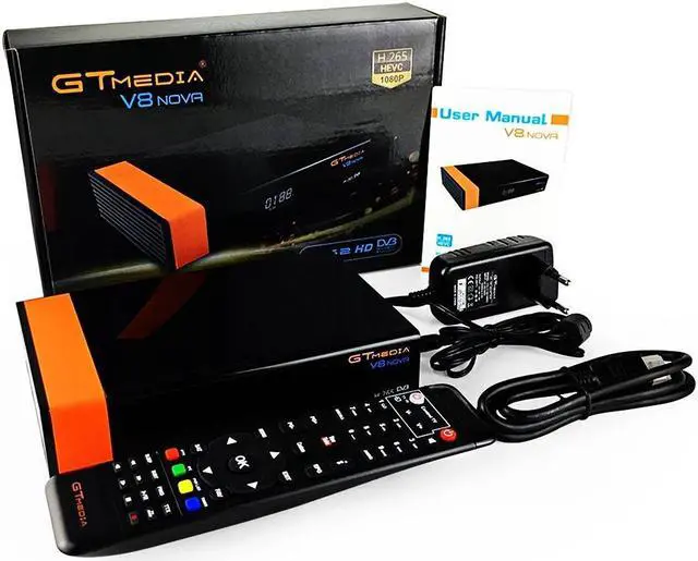 Alt view image 2 of 5 - Freesat v8 NOVA satellite receiver  V8 Nova built-in WIFI power supply DVB-S2 Europe Cline TV box is the same as V9 Super