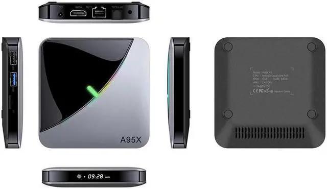 Alt view image 2 of 5 - F3 Air 6 RGB Light TV Box Android 9.0 S905X3 Wifi 4K 60 Fps for Youtube Media Player F3 AIR X3 Set Top Box EU Plug