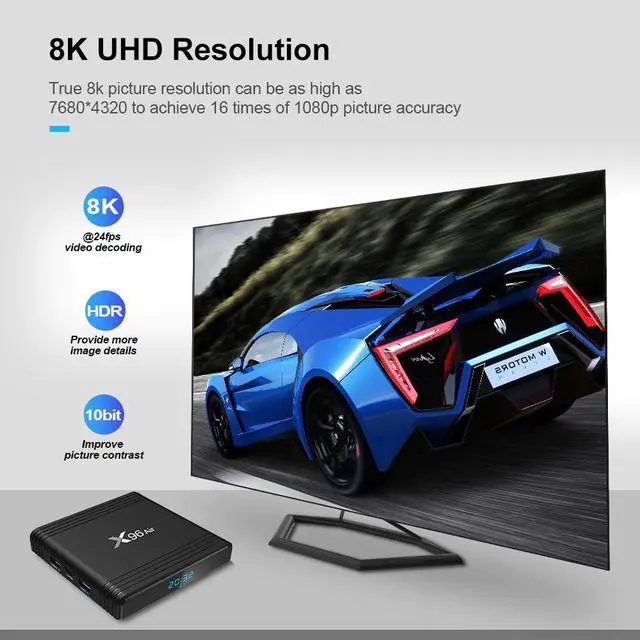 Alt view image 3 of 5 - X96 Air Amlogic S905X3 Android 9.0 TV BOX 4GB 64GB 32GB wifi 1080P 4K 60fps Video Play 2GB 16GB X96Air Media Player