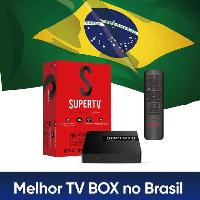 Alt view image 2 of 2 - Red Box Brasil Best Android TV Box with Air Mouse Support 4K 60Hz HD IPTV Box