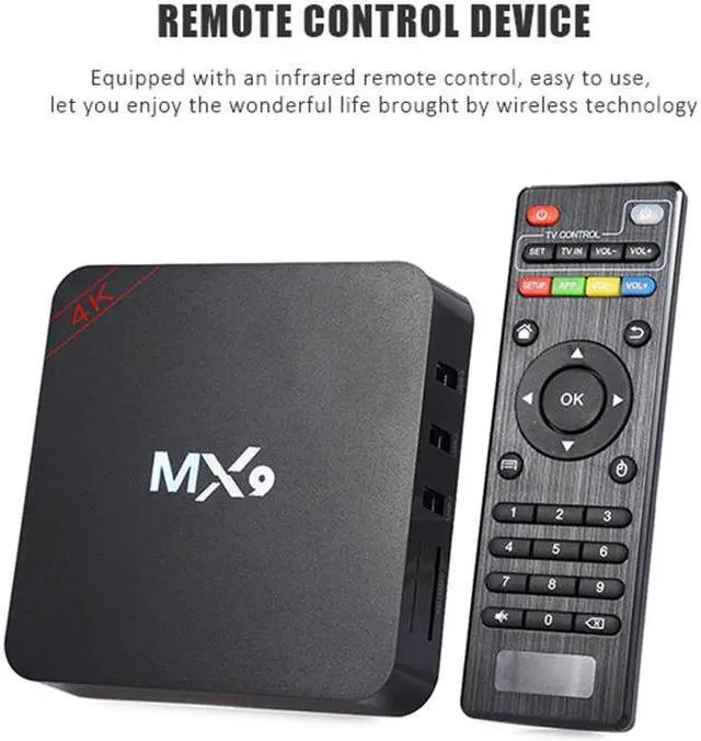 Alt view image 4 of 5 - Top Box 4K Quad Core 1GB RAM 8GB ROM Android 10.1 TV BOX HD SD Slot 2.4GHz WiFi TV Box Media Player -US Plug