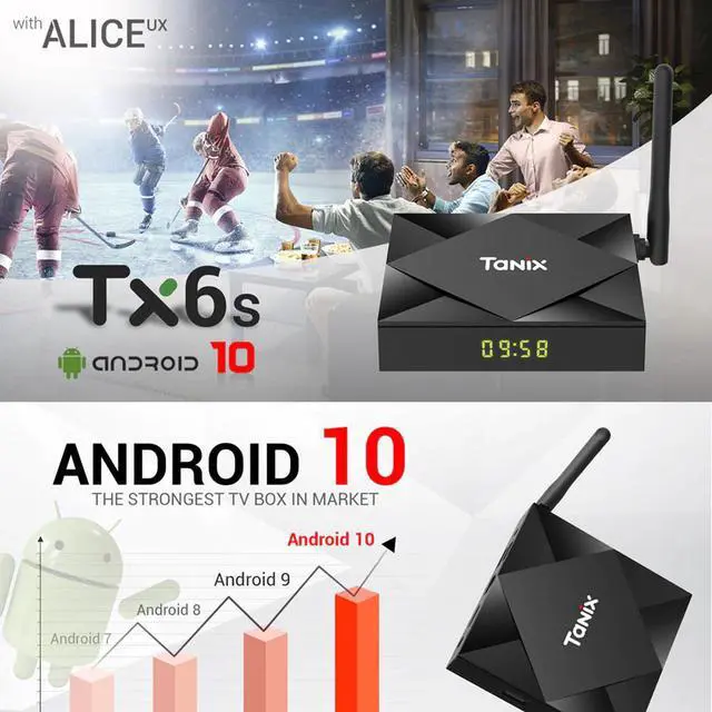 Alt view image 2 of 5 - TX6S TV Box Allwinner H616 Android 10.0 Tv Box 4GB RAM 32GB 64GB ROM Smart Set Top Box Quad Core 4K Media Player