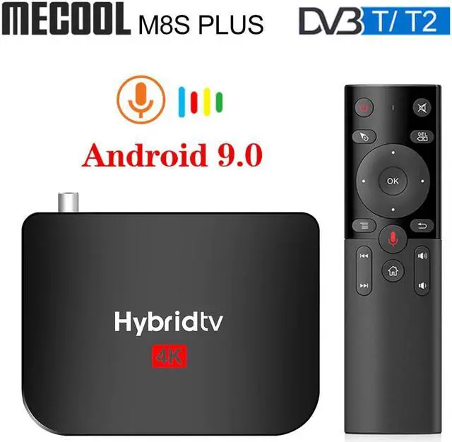 Main image of M8S PLUS Android 9.0 TV Box DVB-T2 Hybridtv Amlogic S905X2 Quad Core 2GB 16GB 4K M8S PLUS DVB T2 Terrestrial Combo Box
