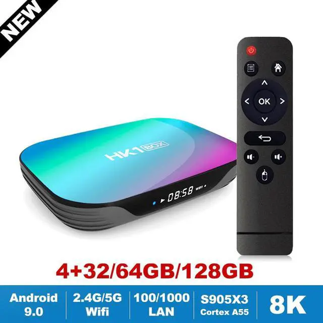 Main image of BOX Android 9.0 Fast TV Box Amlogic S905X3 2.4G/5G Dual Wifi AC BT4.0 LAN 1000M 8K VS H96 BOX Mini Max Media Set Top Box