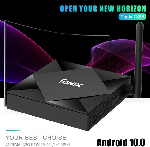 Alt view image 4 of 5 - TX6S TV BOX Android 10 Smart tv box 4GB RAM 32GB ROM TVBox Allwinner H616 Quad Core Box H.265 4K Media player