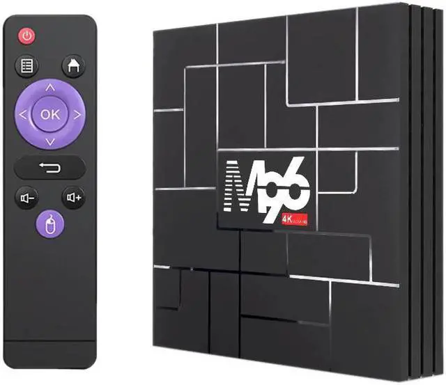 Alt view image 2 of 5 - TV BOX Android 9.0 4G + 32G 5G Dual-Band WiFi Hotspot Set-Top Box TV Box with Infrared Remote Control