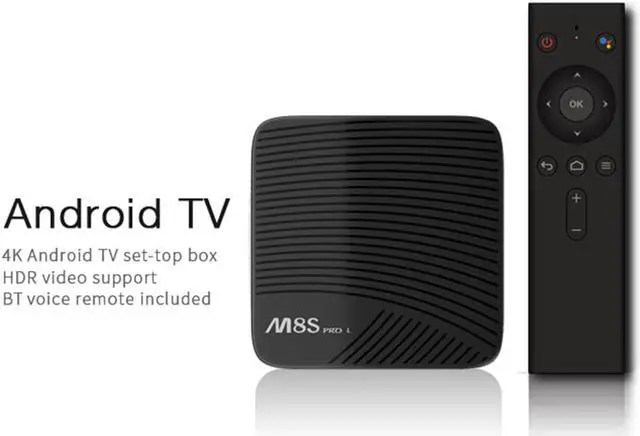 Alt view image 4 of 5 - Smart TV Box Android  7.1  M8S PRO L ATV Smart Voice IR Amlogic S912 Octa Core 3GB 16GB/32GB WiFi BT4.1 HD Media Player