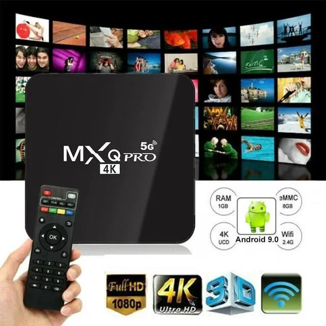 Main image of 4K Set-top Box TV BOX Intelligent Network WIFI 5G Dual Frequency TV Receiver 1+8G Screen Cast Media Player Game Home Theater