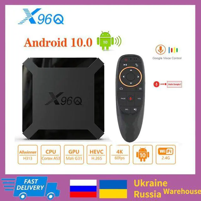Main image of Android 10 TVBox Smart TV Box Wifi 2.4Ghz Allwinner H313 4K 60fps 2GB 16GB Media Player Youtube Set Top Box PK pk X96 TVBox