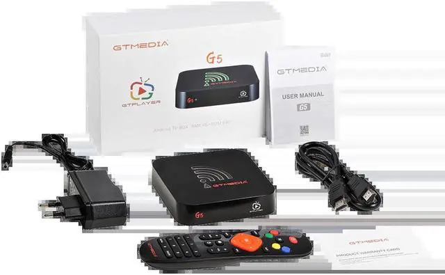 Alt view image 4 of 5 - G5 Android 9.0 Smart tv box 2.4G Wifi Quad Core 4K 1080P Full HD Media Player Amlogic S905X2 4GB +64GB ROM Set-Top Box