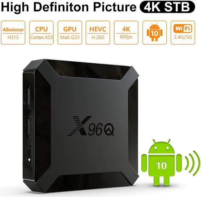 Main image of TV Box Android 10.0 2GB 16GB Allwinner Android 10 Quad Core Set Top Box Allwinner H313 Smart TV Media Player TV Receiver
