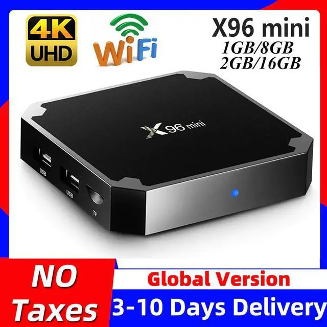 Main image of X96 mini Android 7.1 Smart TV BOX X 96 2GB/16GB 1GB/8GB Amlogic S905W Quad Core support 4K 30tps 2.4GHz WiFi Set top box