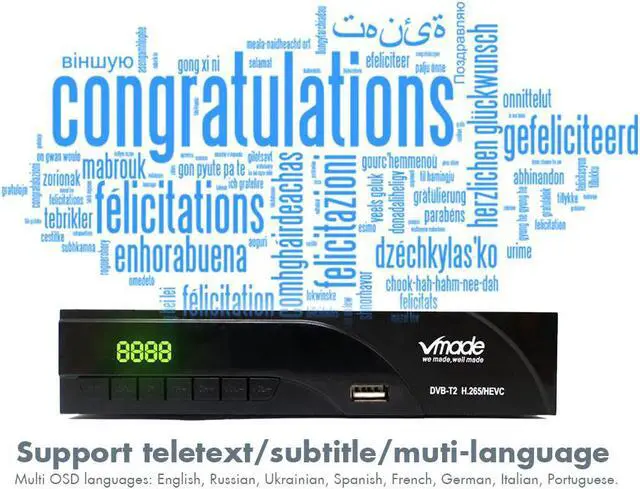 Alt view image 4 of 5 - 2019 New H265 DVB-T2 Digital Broadcasting Tv Box Dvb T2 Terrestrial Digital Tv Receiver With HDMI Scart Dolby Ac3 H.265 Youtube