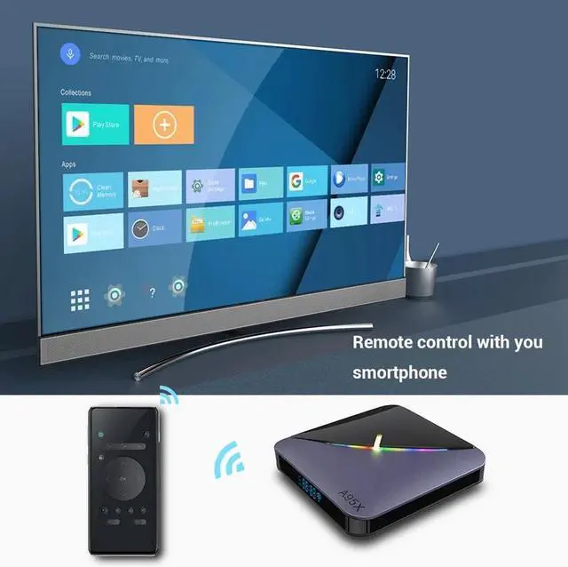 Alt view image 4 of 5 - Light TV Box Android 9.0  F3 2GB 16GB S905X3 Amlogic Wifi BT Set Top Box1080P Media Player