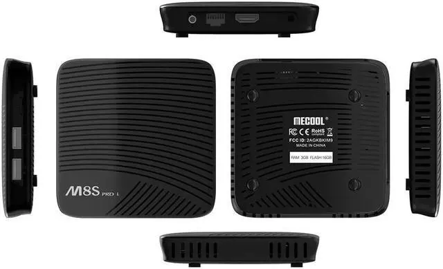 Alt view image 3 of 5 - Smart TV Box Android  7.1  M8S PRO L ATV Smart Voice IR Amlogic S912 Octa Core 3GB 16GB/32GB WiFi BT4.1 HD Media Player
