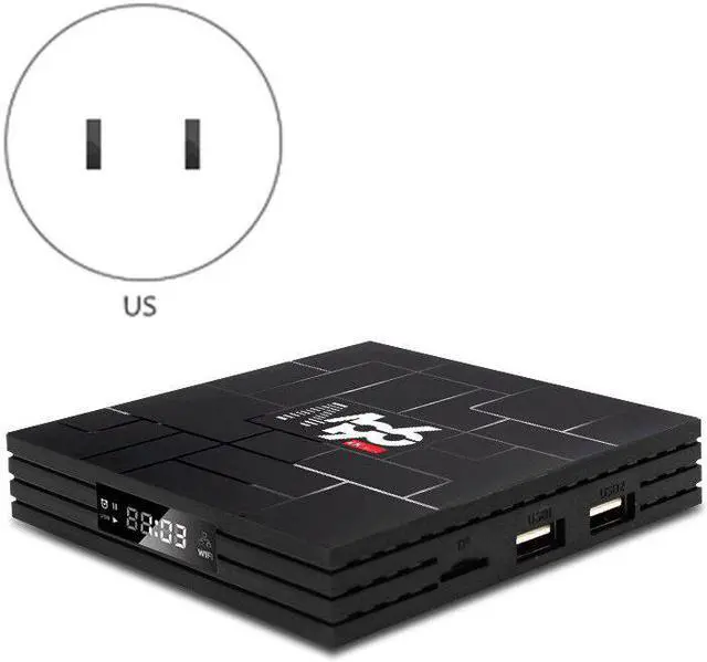 Alt view image 3 of 5 - TV BOX Android 9.0 4G + 32G 5G Dual-Band WiFi Hotspot Set-Top Box TV Box with Infrared Remote Control