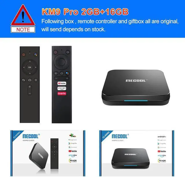 Alt view image 5 of 5 - KM9 Pro Google Certified Androidtv Android10.0 4GB 32GB Amlogic S905X2 9.0 KM3 ATV 4GB 64GB 4K Dual Wifi Smart TV box