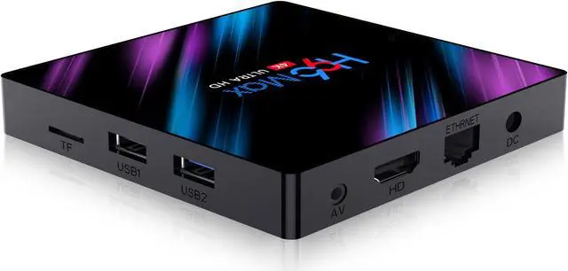 Alt view image 4 of 5 - TV BOX H96max Android 9.0 Google Assistant 4K Dual Wifi BT Netflix Media player Play Store Free App Fast Set top BOX