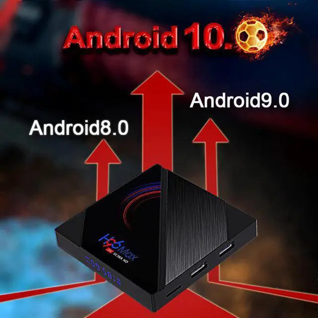 Alt view image 4 of 5 - H96 Max TV Box Android 10.0 H616 Quad Core 4GB 32GB 64GB HD 6K 2.4/5G WIFI Media Player H96Max Smart TV Box Set Top Box