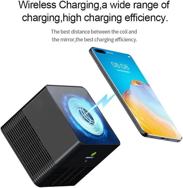 Alt view image 4 of 5 - K1 Wireless Charging TV Box Android 10 4GB RAM 32GB 10bit HDR 4K Dual Wifi 1000M LAN HD Media Player Youtube Google