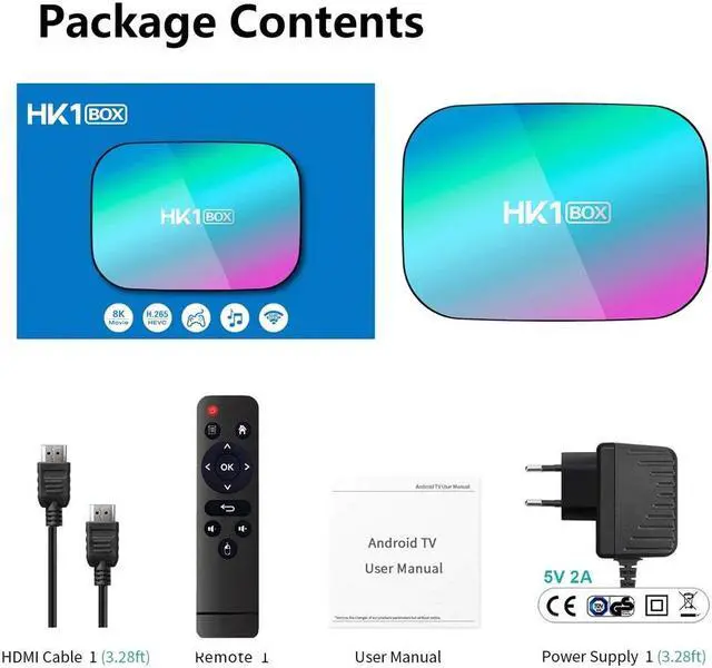 Alt view image 5 of 5 - BOX Android 9.0 Fast TV Box Amlogic S905X3 2.4G/5G Dual Wifi AC BT4.0 LAN 1000M 8K VS H96 BOX Mini Max Media Set Top Box