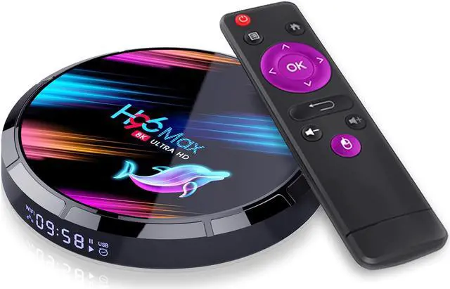 Alt view image 5 of 5 - Max X3 Smart Android 9.0 TV Box S905X3 Cortex-A55 Quad Core 64 Bit 4GB /128GB 2.4G & 5G WiFi HD Media Player