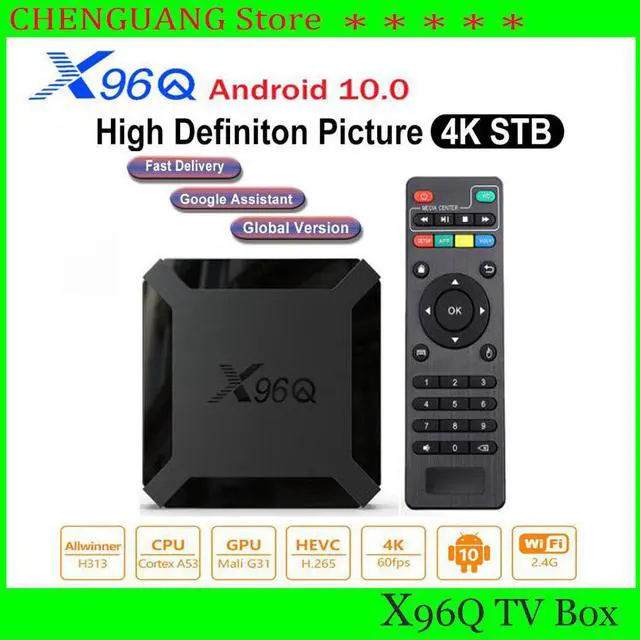 Main image of Android smart tv Box Android10.0 allwinner H313 quad core 2G 16GB 4K 3D netflix  mini smart tv set top box media player