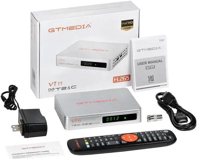 Alt view image 2 of 5 - V7 TT TV Receiver 1080P Wifi TV Box Receiver Full HD DVB-T/T2/Cable/J.83B Support Multi PLP Support USB PVR Ready