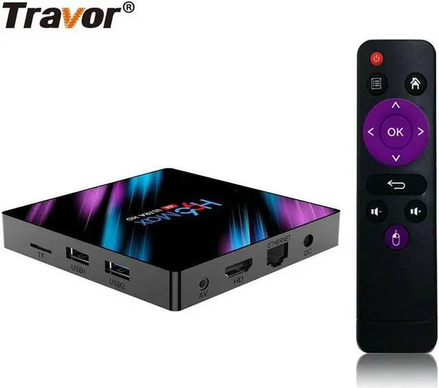 Alt view image 2 of 5 - TV Box Quad Core Smart  9.0 TV BOX  4K HDTV Television Box WIFI HDMI Set-top box Media Player for Home Video Game