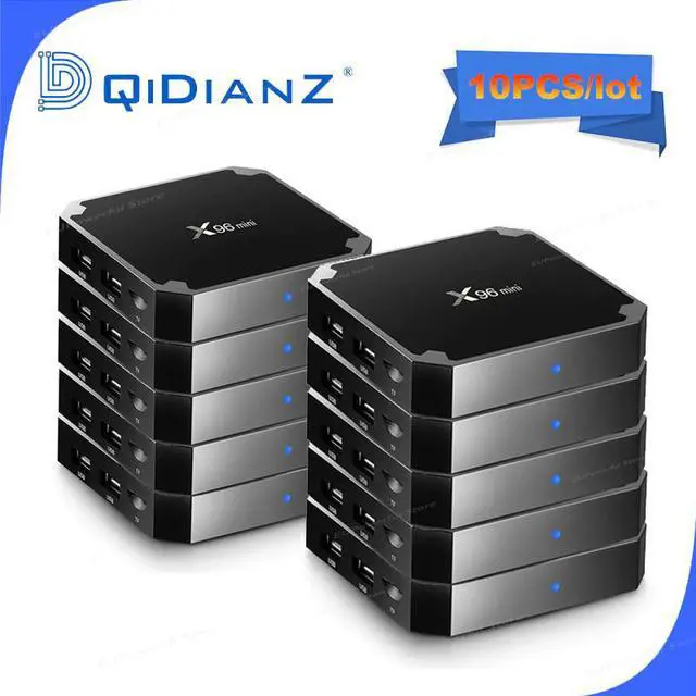 Main image of 10pcs X96 mini Android 9.0 Smart tv box S905W Quad Core 4K 1080P Full HD Netflix Media Player 64 bit X96mini Set-Top Box